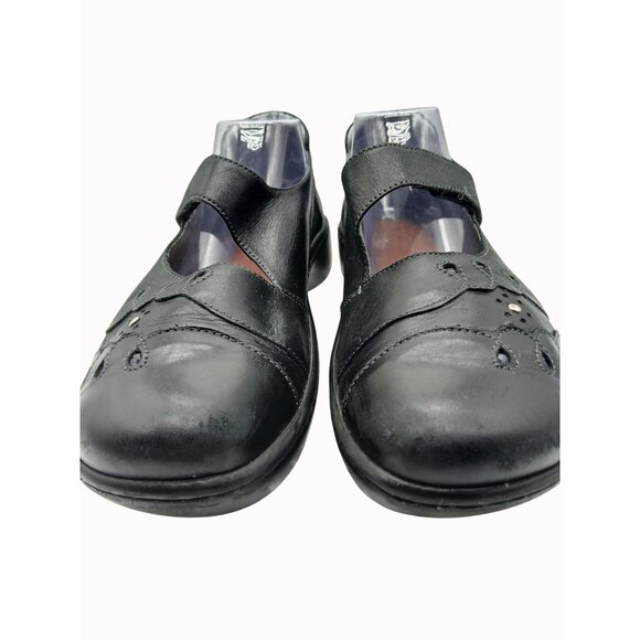 Naot Womens Black Leather Mary Jane Shoes Adjustable Strap EU 42 US 11 Comfort - Picture 3 of 15